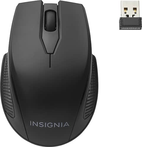 UPC 600603201097 product image for Insignia™ - Wireless Optical Mouse - Black | upcitemdb.com