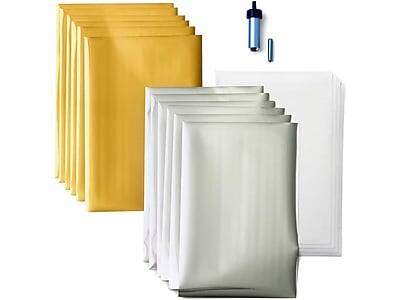 Alt View 4. Cricut - Joy Foil Transfer Kit, 6" x 4" - Blue.