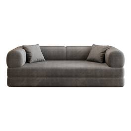 Boyel Living - Gray Fabric Sofa 78.8-in L x 35.5-in W x 26.1-in H - Gray