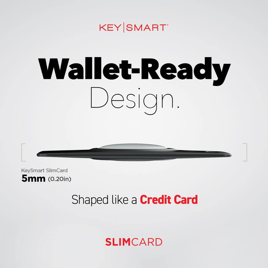KeySmart SlimCard AirTag Tracker Holder 2 Pack Black 30258BBR - Best Buy