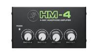 Front. Mackie - HM-4 4-Channel Headphone Amplifier - Black.