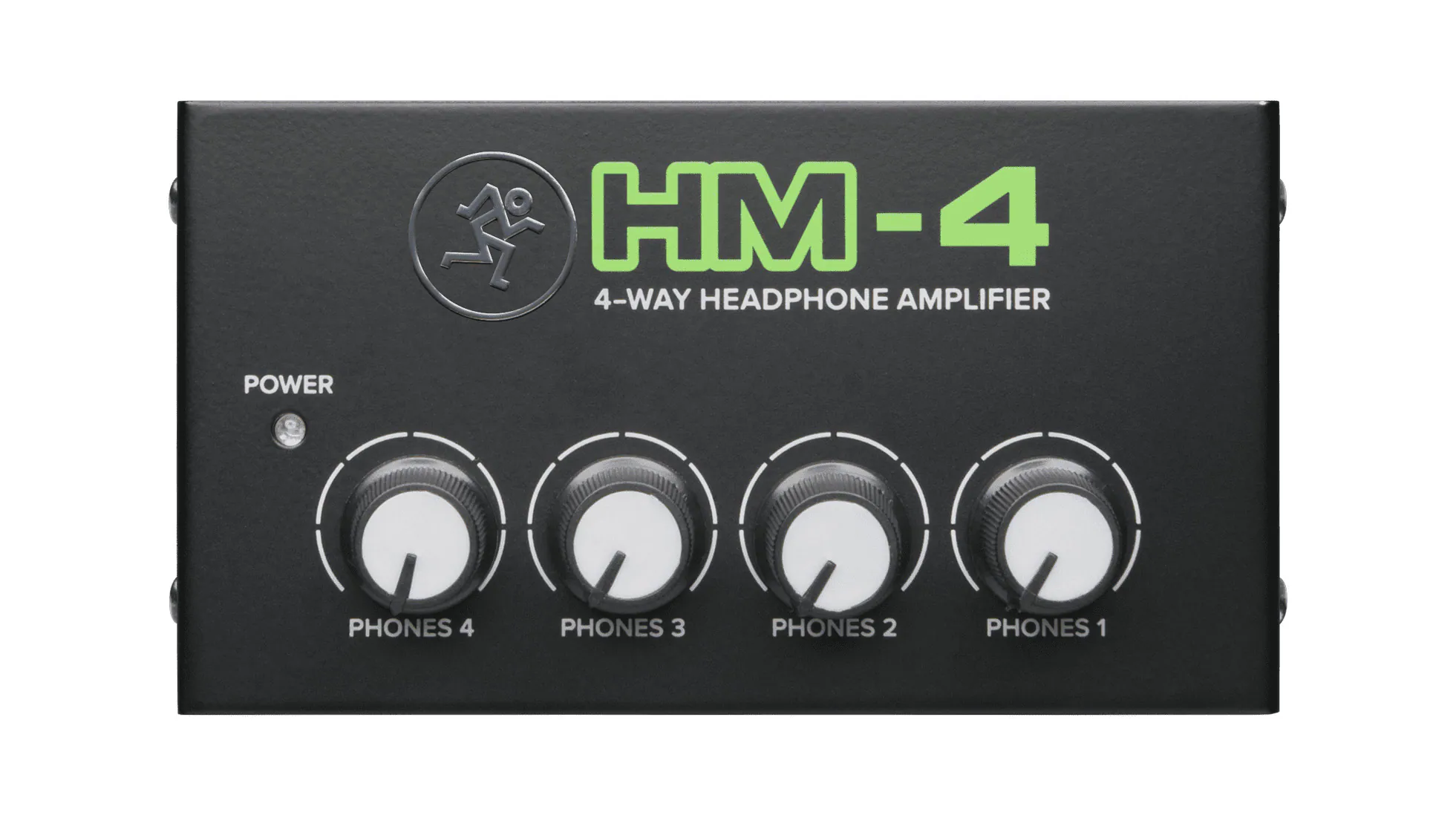 Mackie - HM-4 4-Channel Headphone Amplifier - Black