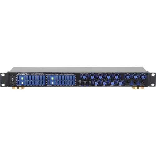 VocoPro - Professional 6-Channel Digital Echo Mixer with Dual Equalizers - Larger Front
