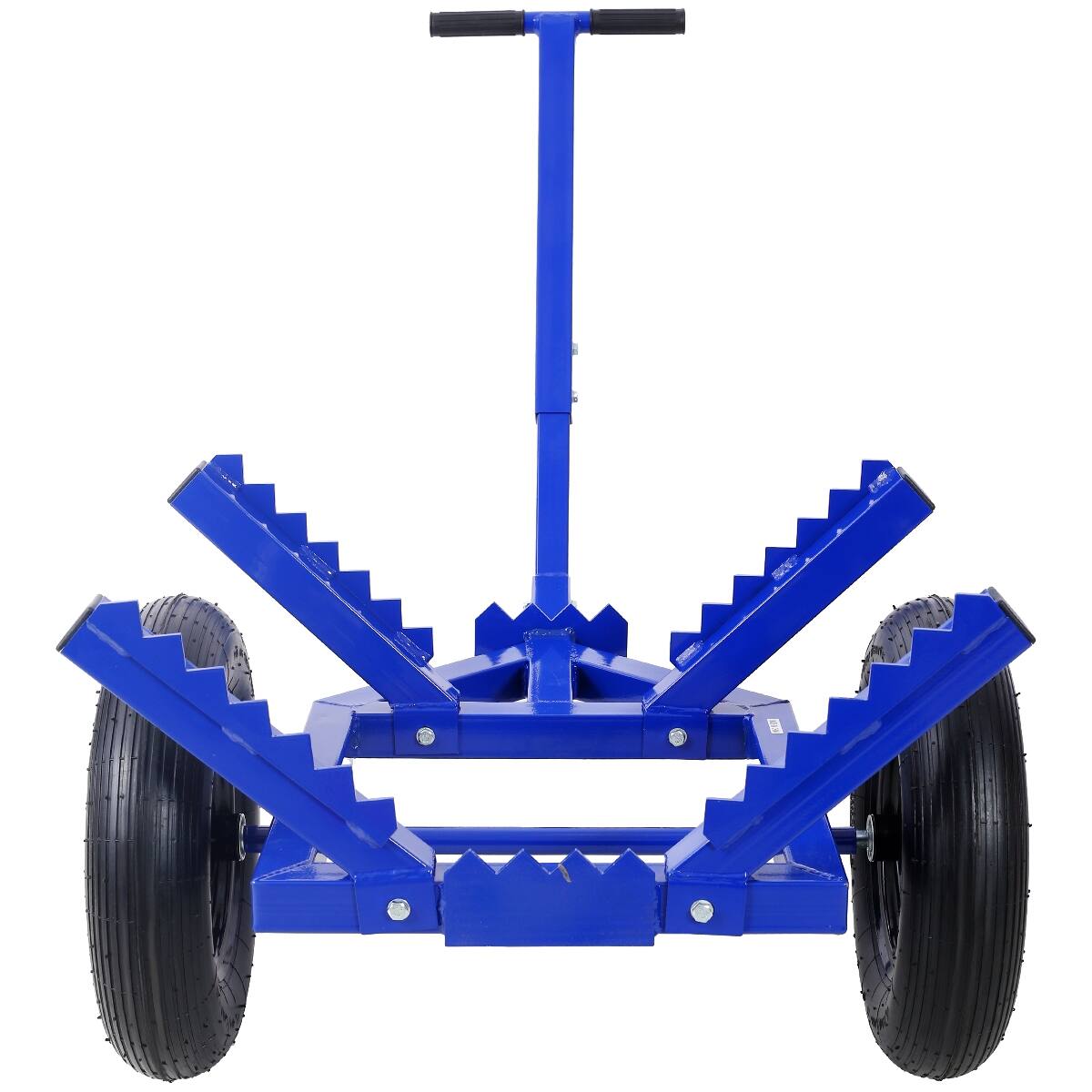 Alt View 2. Ropilly - Ropilly Log Dolly with Load Binder, 440 lb Capacity Log Cart with 16 Inch Air Tires and Choker Chain - Blue.