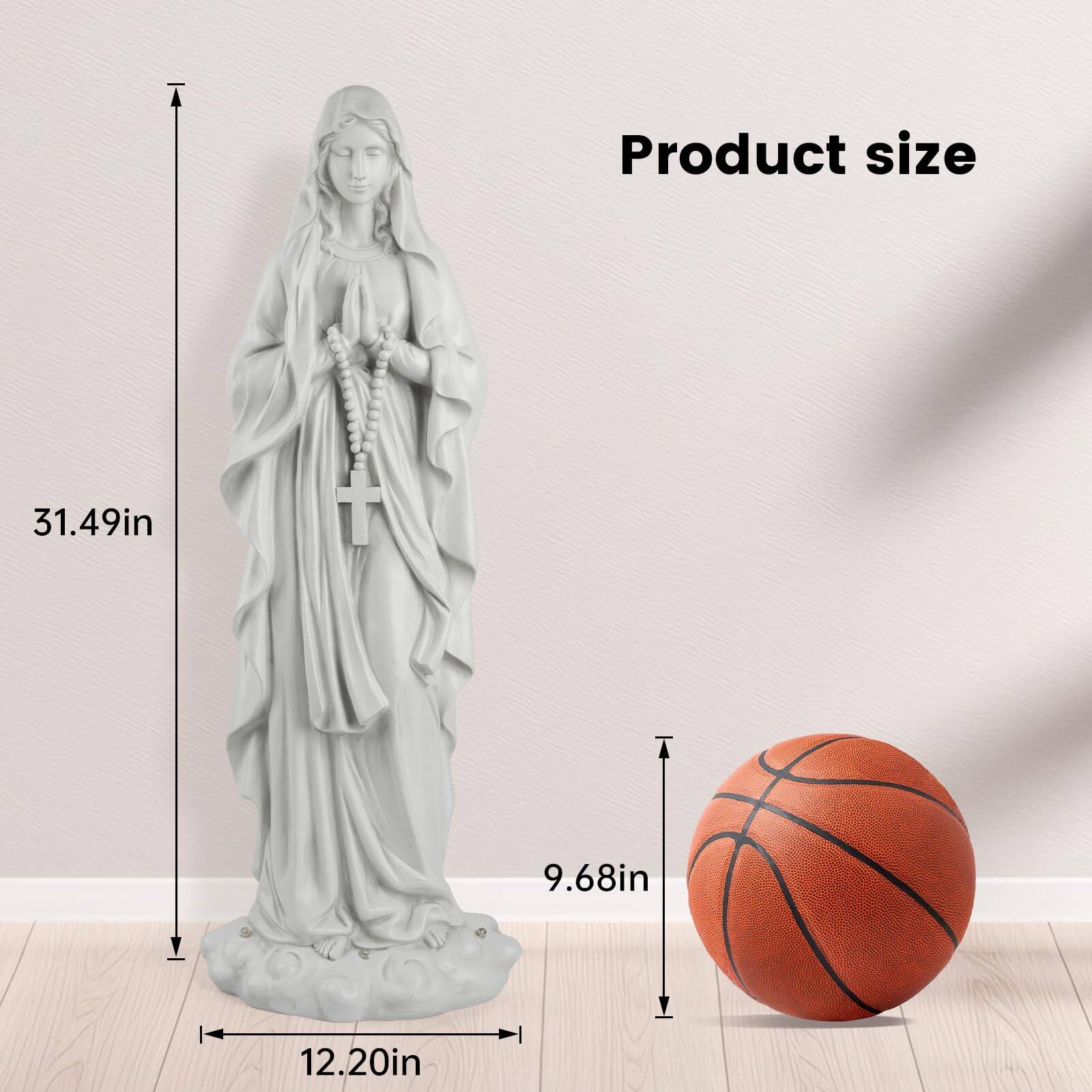 Product size  
31.49in x 12.20in x 9.68in