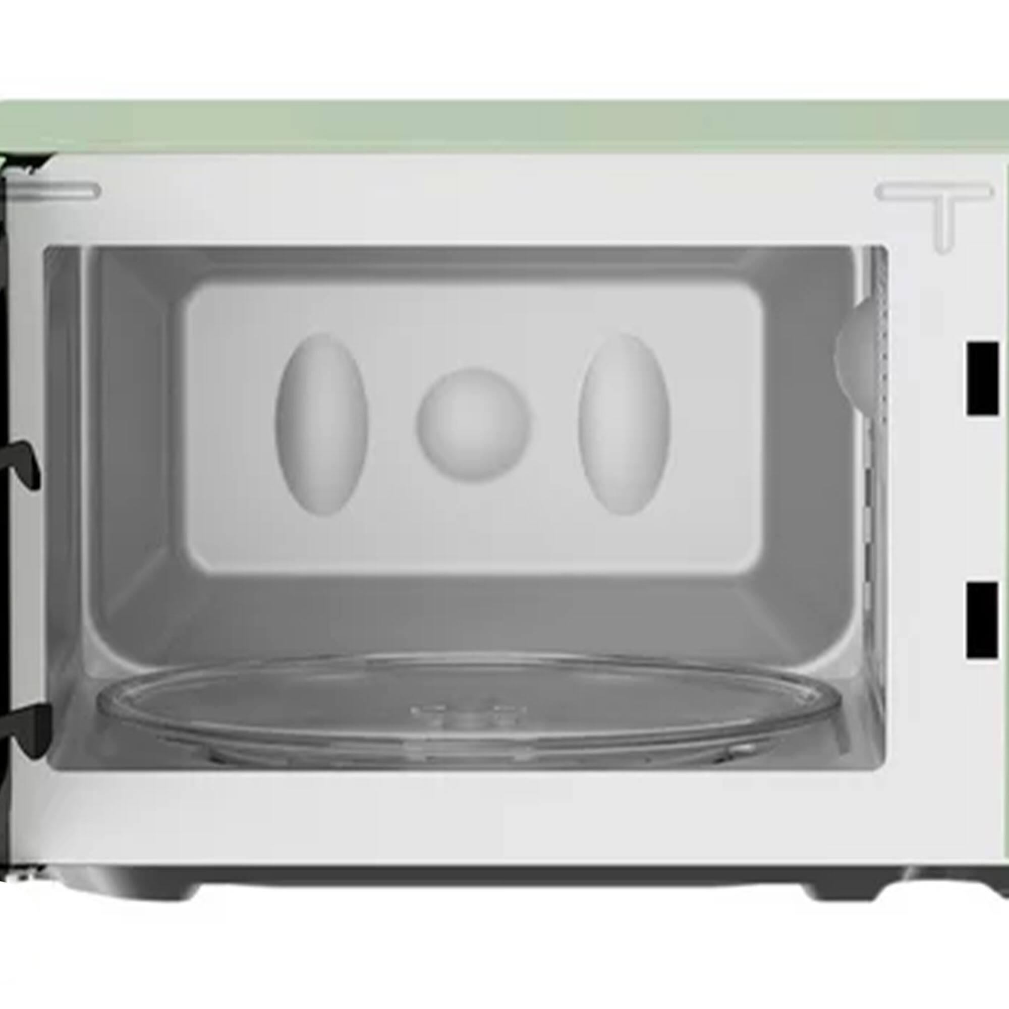 Alt View 7. Magic Chef - Magic Chef MC77CMM 0.7-Cu. Ft. 700-Watt Retro Countertop Microwave (Green) - Green.