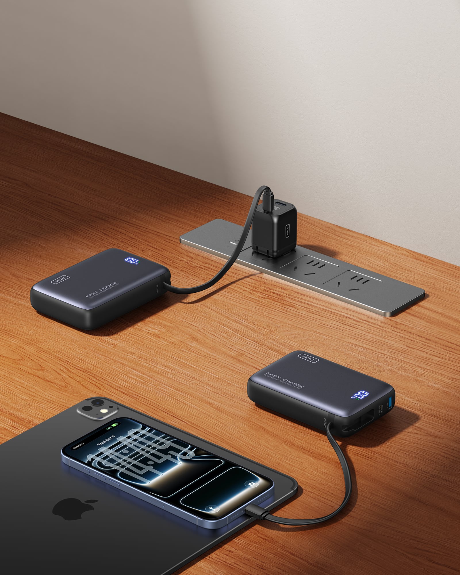 INIU Portable Charger 10000mAh 45W PD Power Bank - Thumbnail 2