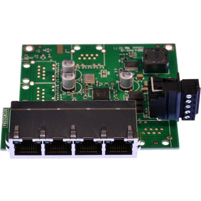 Brainboxes Industrial Embeddable 4 Port Ethernet Switch 4 Ports 2 Layer ...
