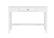 Angle. Linon Home Décor - Delevan Solid Wood Laptop Desk With Drawer - Antique White.