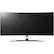 Front. LG - 34UC98-W 34" IPS LED Curved HD 21:9 UltraWide FreeSync Monitor - Black/Silver.