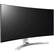 Left. LG - 34UC98-W 34" IPS LED Curved HD 21:9 UltraWide FreeSync Monitor - Black/Silver.
