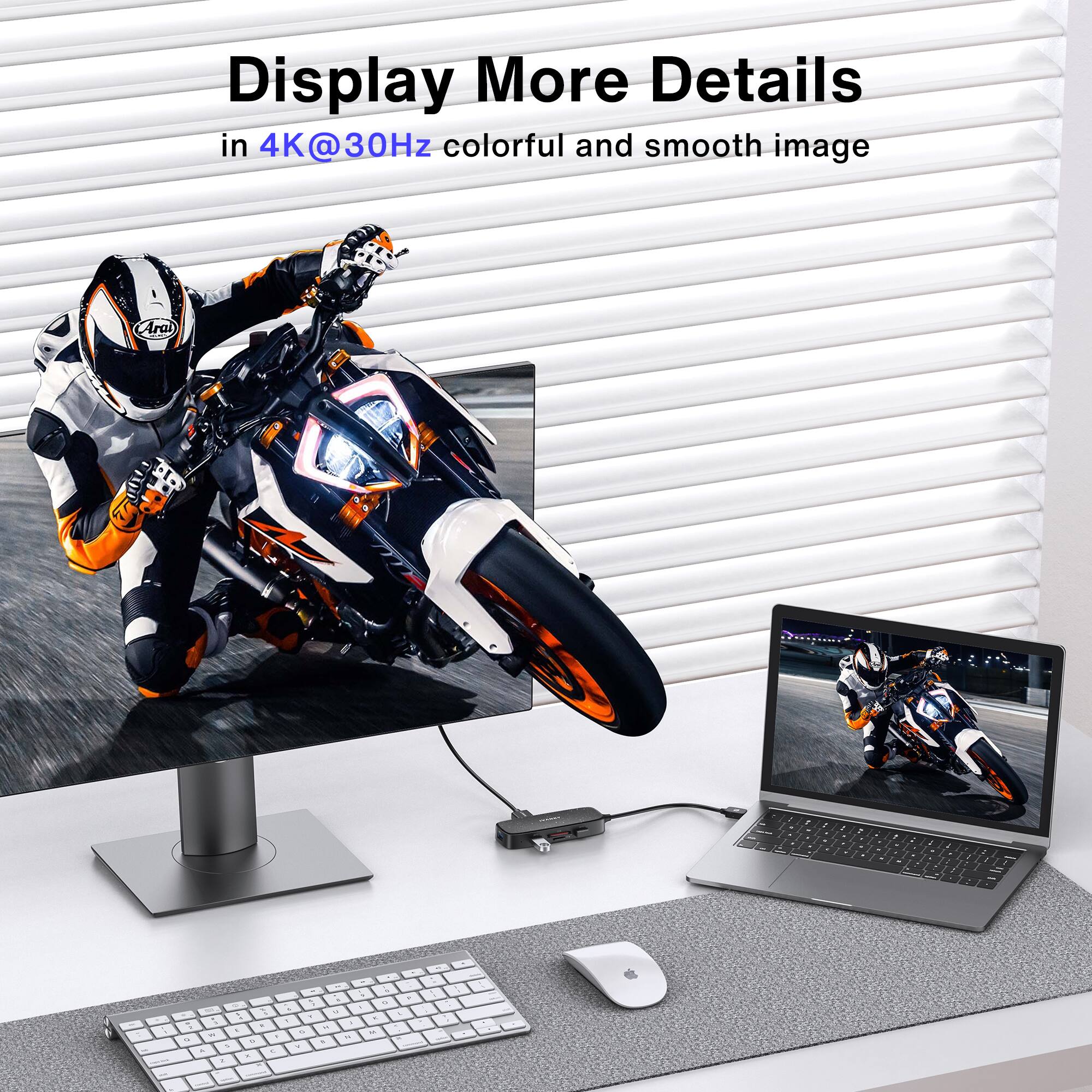 Display More Details in 4K@30Hz colorful and smooth image Arai