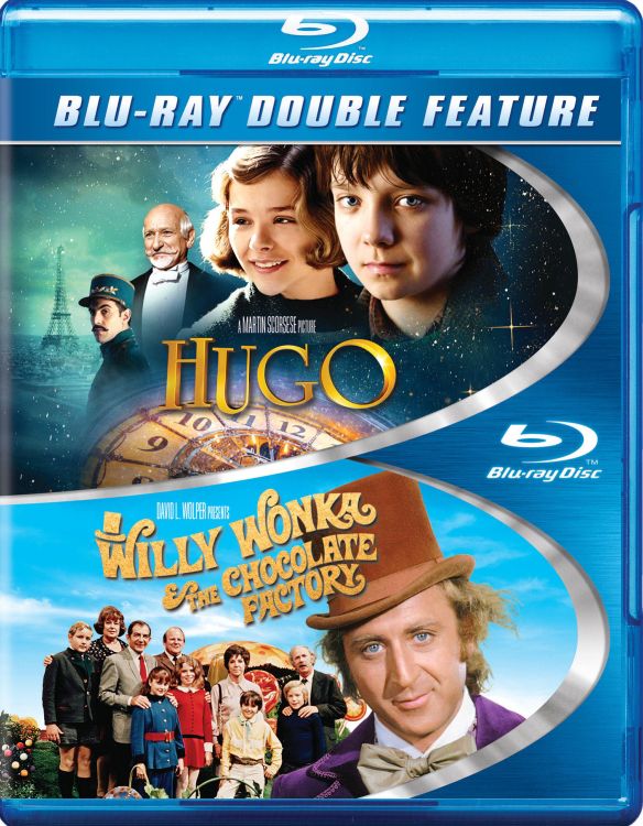 Hugo/Willy Wonka &amp; the Chocolate Factory [2 Discs] [Blu-ray]