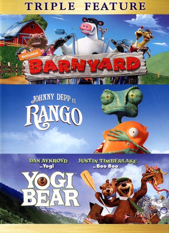  Barnyard/Rango/Yogi Bear [3 Discs] [DVD]