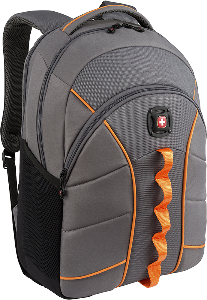 Customer Reviews: SwissGear Sun Laptop Backpack Gray/Orange 28046050 ...