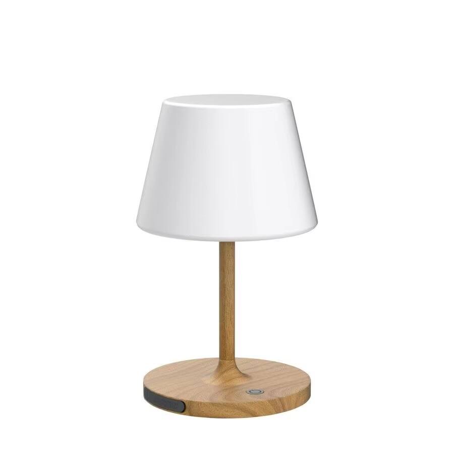 Back. Luckbyte - Cordless LED Table Lamp with 4000mAh Battery, IP44 Waterproof Outdoor Desk Lamp with Power Bank Port & Stepless Dimming.