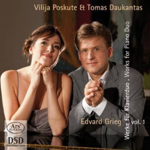 Vilija Poskute & Tomas Daukantas  
Edvard Grieg  
Werke für Klavierduo  
vol. 1  

Ars Produktion DSD  
DSD DecT Oyto Duo Piano