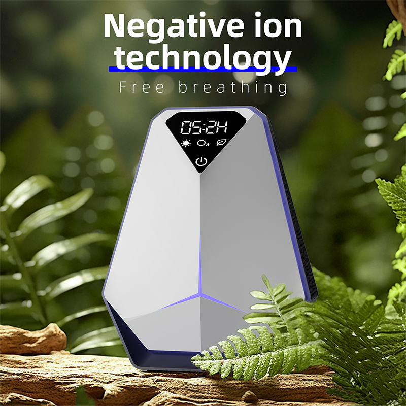 Negative ion technology  
Free breathing