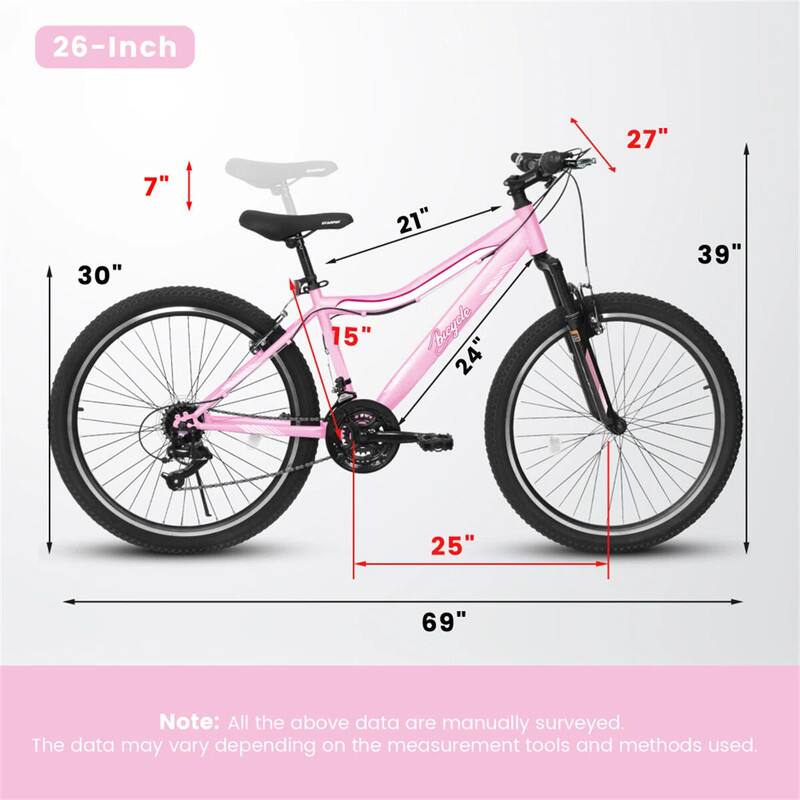 26-Inch  
27"  
30"  
7"  
21"  
15"  
24"  
39"  
25"  
69"  

Note: All the above data are manually surveyed. The data may vary depending on the measurement tools and methods used.