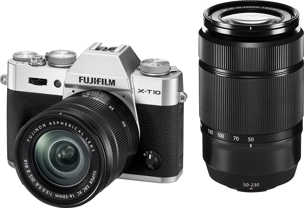 Best Buy: Fujifilm X Series X-T10 Mirrorless Camera with 16-50mm