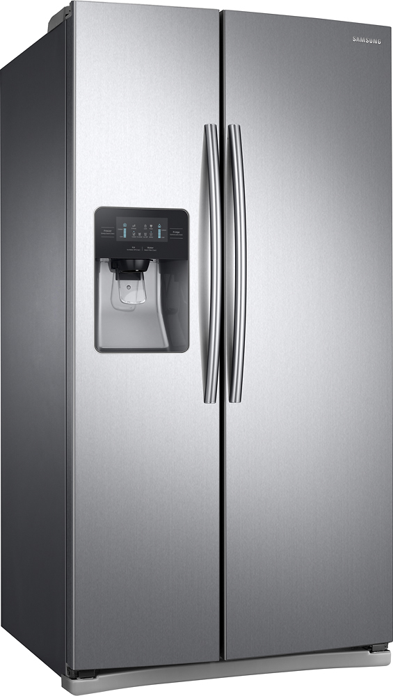 Samsung 24.5 Cu. Ft. Side-by-Side Refrigerator with Thru-the-Door Ice ...