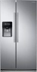 Samsung RS25J500DSR/AA 24.5 Cu. Ft. Side-by-Side Refrigerator with Thru-the-Door Ice and Water in Stainless Steel
