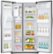 Alt View Zoom 1. Samsung - 24.5 Cu. Ft. Side-by-Side Refrigerator with Thru-the-Door Ice and Water - Stainless steel.