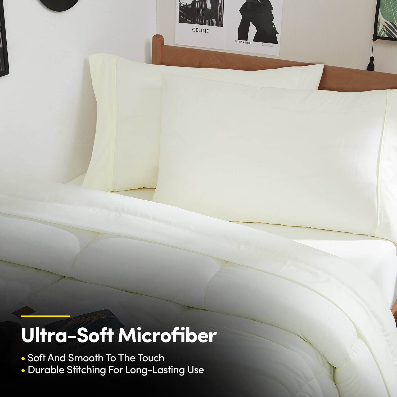 Ultra-Soft Microfiber

- Soft And Smooth To The Touch
- Durable Stitching For Long-Lasting Use