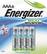 Front. Energizer - EcoAdvanced AAA Batteries (8-Pack) - Silver.
