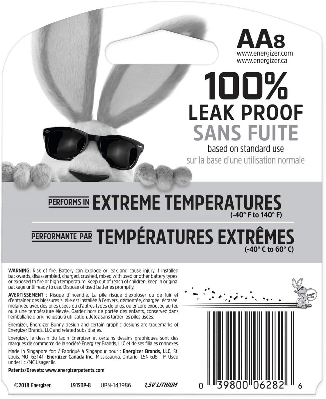 Alt View 1. Energizer - Ultimate Lithium AA Batteries (8 Pack), Double A Batteries - Silver.