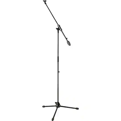 Front. Samson - Microphone Boom Stand Kit - Black.
