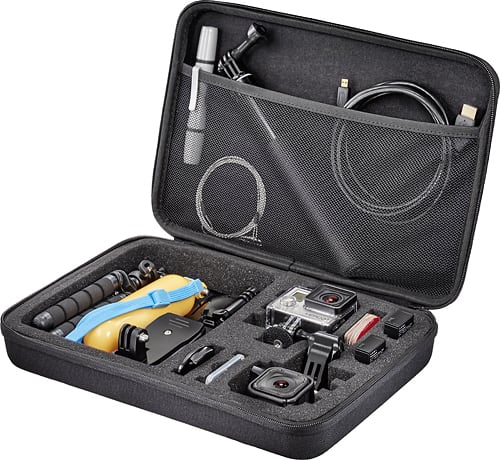 Insignia™ - Semi-Hard GoPro Carrying Case - Angle
