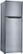 Angle Zoom. LG - Large Capacity 24” Wide Compact Top-Mount Refrigerator - Platinum silver.