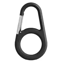 Angle. Belkin - AirTag Secure Holder with Carabiner - Black.