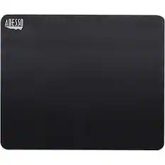 Front. Adesso - Adesso TRUFORM P100 - Mouse Pad - 8" Width x 8" Depth - Black - Rubber, Fiber - Scratch Resistant, Anti-slip - Black.