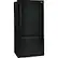 Angle. LG - 24.1 Cu. Ft. Bottom-Freezer Refrigerator - Smooth Black.