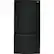 Front. LG - 24.1 Cu. Ft. Bottom-Freezer Refrigerator - Smooth Black.