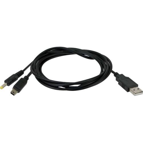 Front Standard. dreamGEAR - USB Cable - Black.