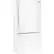 Angle. LG - 24.1 cu. ft Bottom-Freezer Refrigerator - Smooth White.