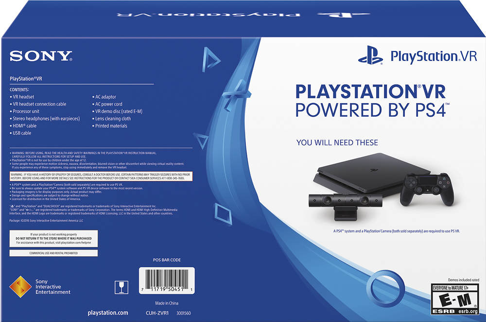 Sony PlayStation VR Bundle Five-Game Pack 3004966 - Best Buy
