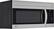 Angle. LG - 1.7 Cu. Ft. Over-the-Range Microwave with EasyClean - Stainless Steel.