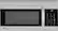 Front. LG - 1.7 Cu. Ft. Over-the-Range Microwave with EasyClean - Stainless Steel.
