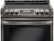 Alt View Zoom 1. LG - 6.3 Cu. Ft. Self-Cleaning Slide-In Electric Range with ProBake Convection - Black stainless steel.