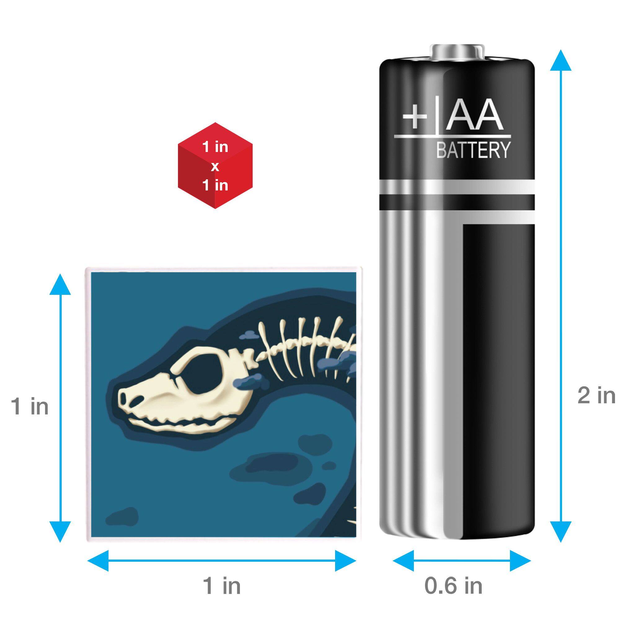 1 in x 1 in  
AA BATTERY  
1 in x 1 in  
2 in  
0.6 in