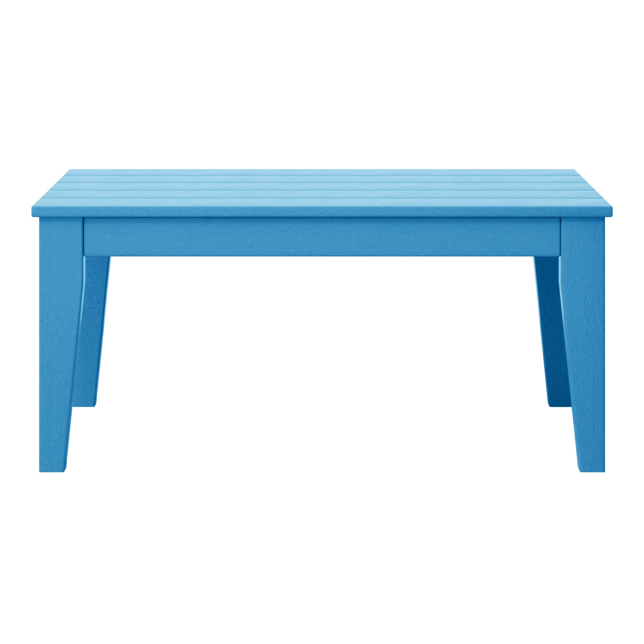 WestinTrends - Malibu Low Outdoor HDPE Patio Rectangle Coffee Table - Pacific Blue price history on PriceWatchPro