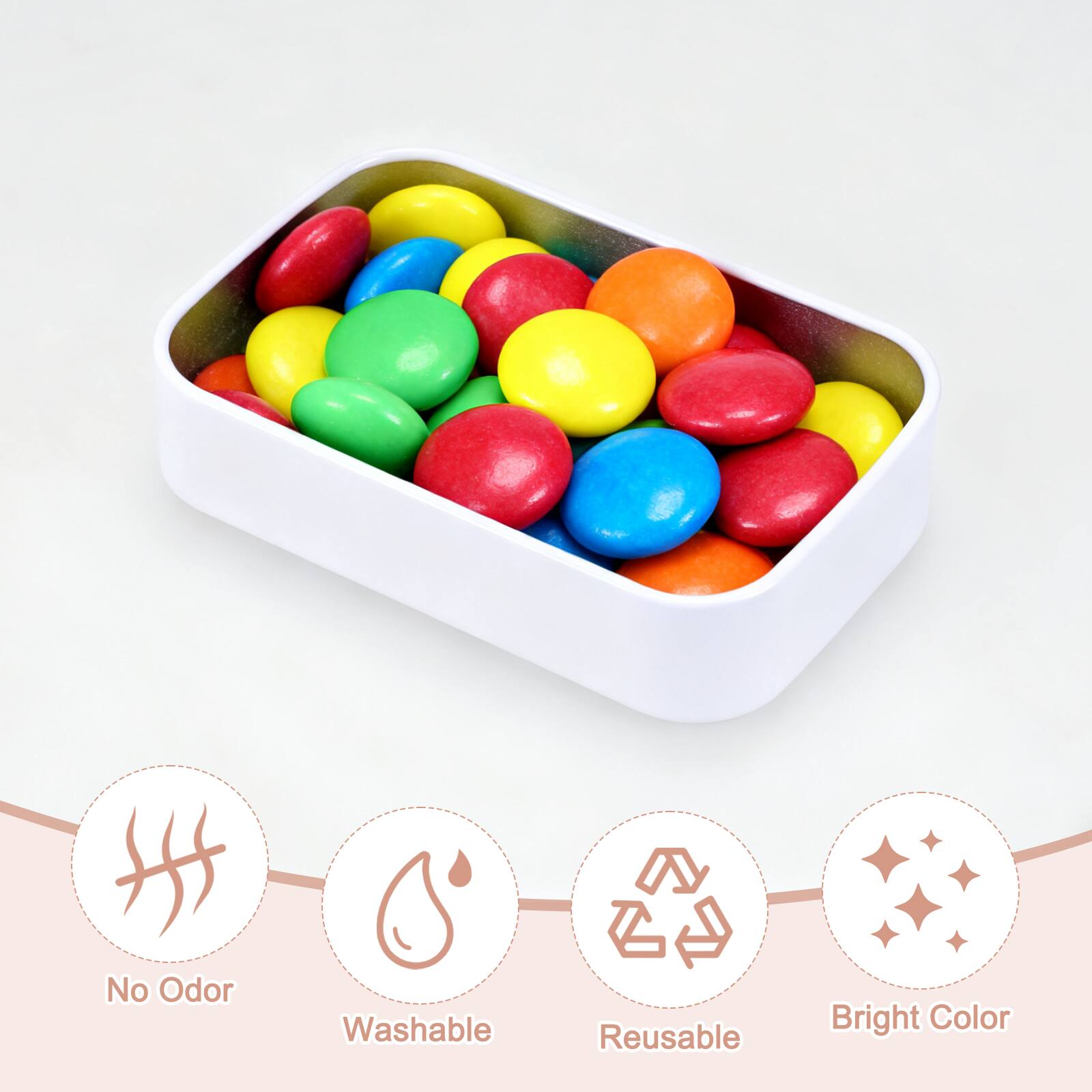 No Odor, Washable, Reusable, Bright Color