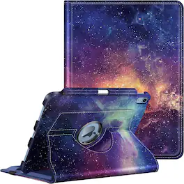 Fintie - Rotating Case for iPad (A16) 11-inch 2025 and iPad 10th Gen 10.9 inch 2022, 360° Swivel Stand Magnetic Shockproof Cover - Galaxy
