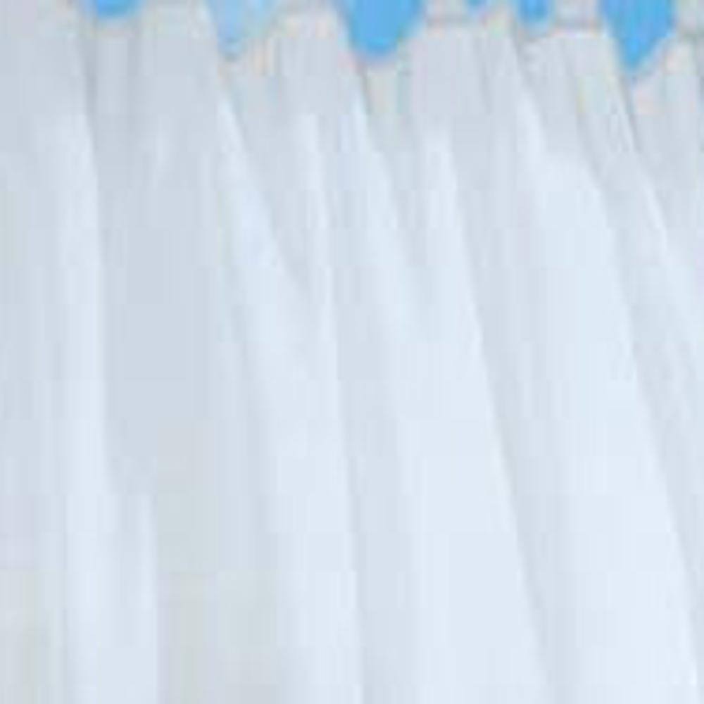 Left. Commonwealth Home Fashions - Commonwealth Outdoor Decor Escape Voile Hook and Loop Tab Curtain Panel - 54x84" - White - White.