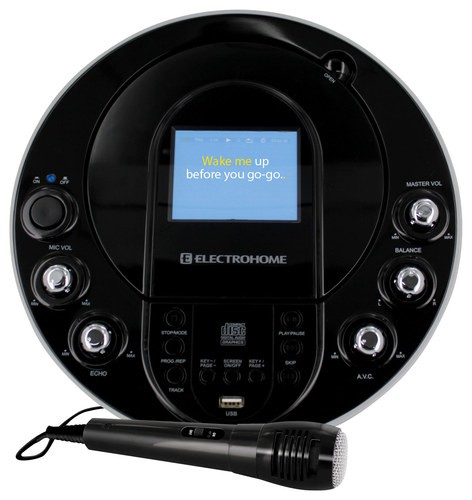  Electrohome - Portable CD+G and MP3G Karaoke System with 3.5&quot; Monitor