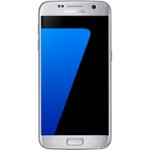 Front. Samsung - Galaxy S7 32GB (Unlocked) - Silver Titanium.